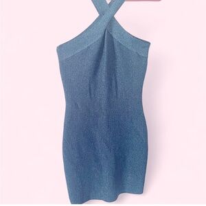 Teal Cross-Back Tank Top